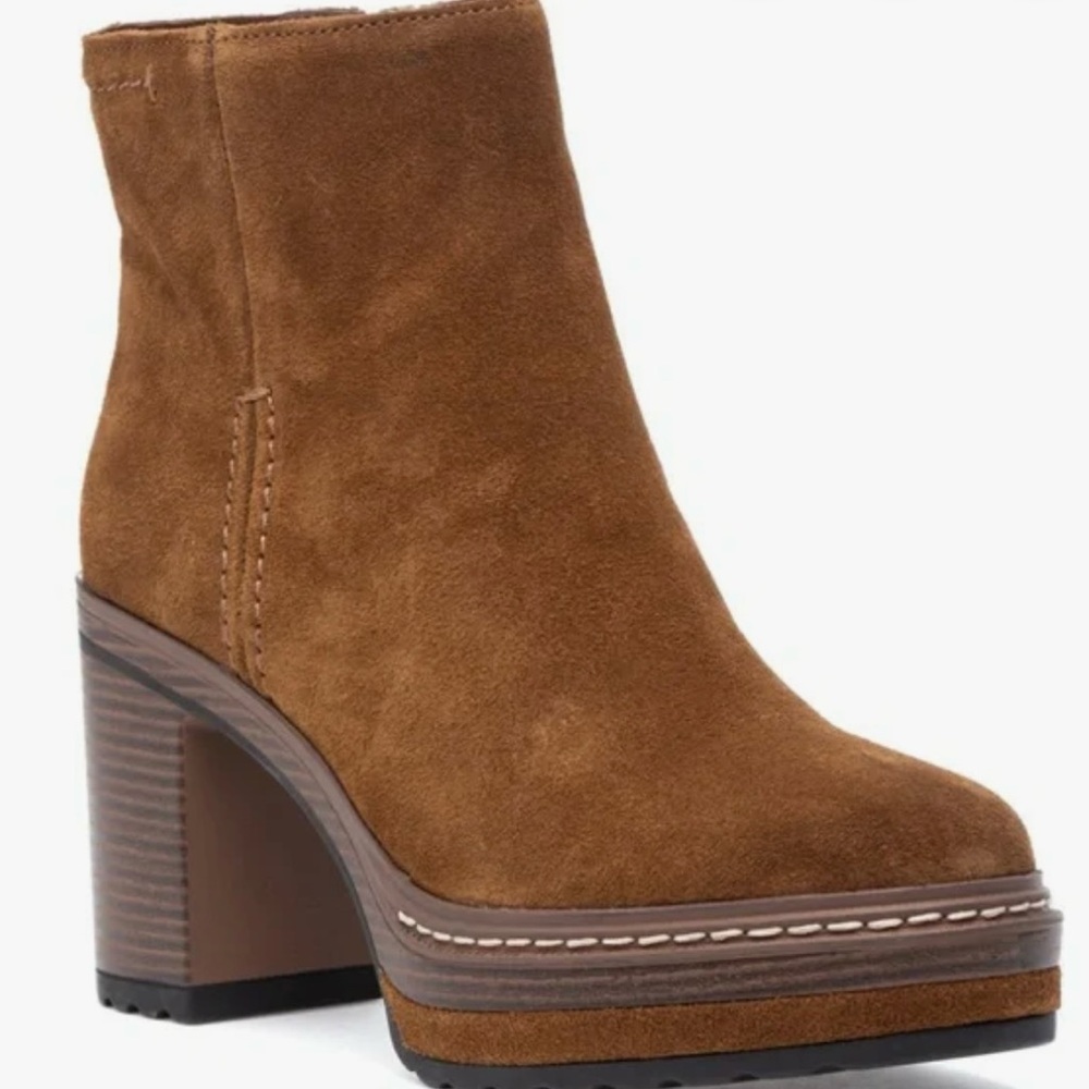 Steve Madden Shaniya Suede Boots Brown